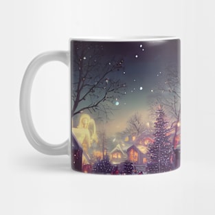 Winter Holiday Chrismas tree Landscap gift designs Series 03 Mug